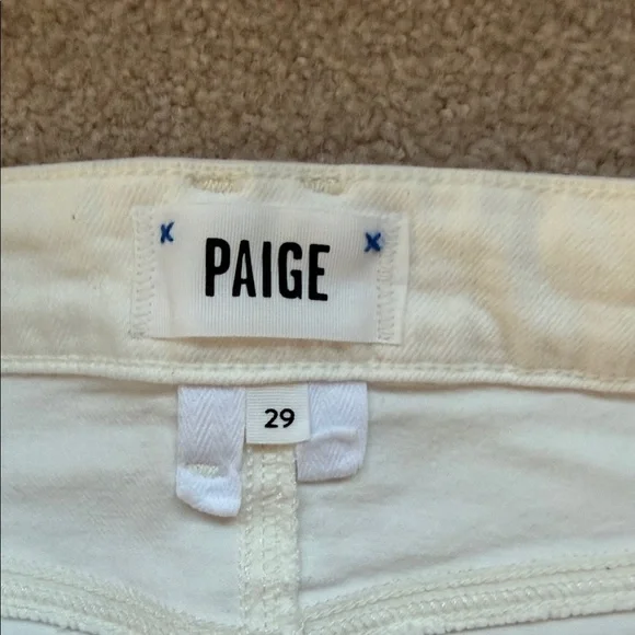 PAIGE Light Cream Anessa Jeans - Picture 2 of 7